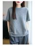 Women's 100% Wool Loose Knit Vest - Round Neck, Autumn/Winter