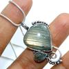 Fatsoenlijke Vurig Labradoriet 925 Zilver Verguld Ketting 18" Beperkte Voorraad Deal h4b02