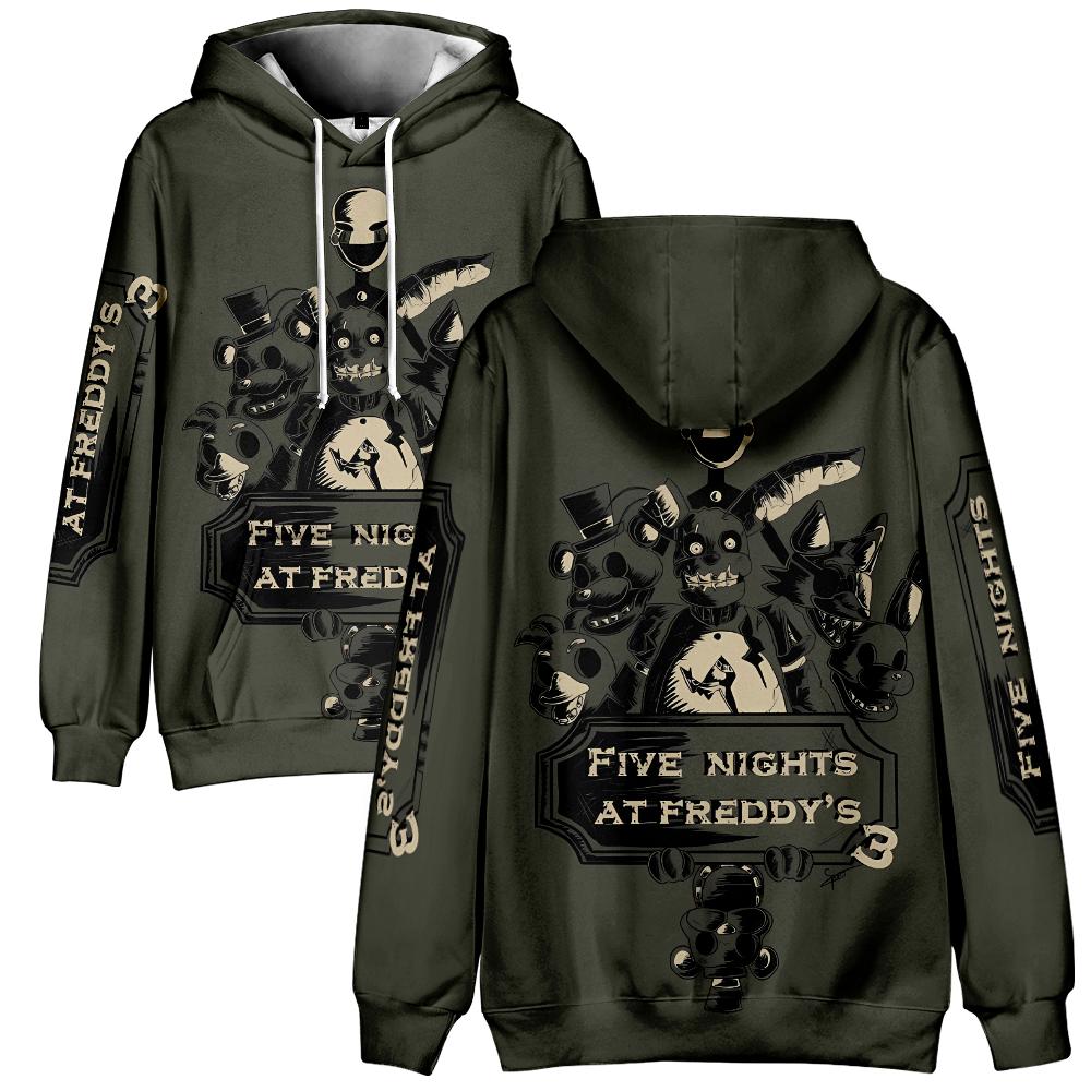 

Five Nights At Freddy s Men s Hoodie Men Women Streetwear Pullover Hoodies Sweatshirt Clothes XS