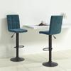 Day and Night - Day and Night Kitchen Stools 2 Units Blue Velvet
