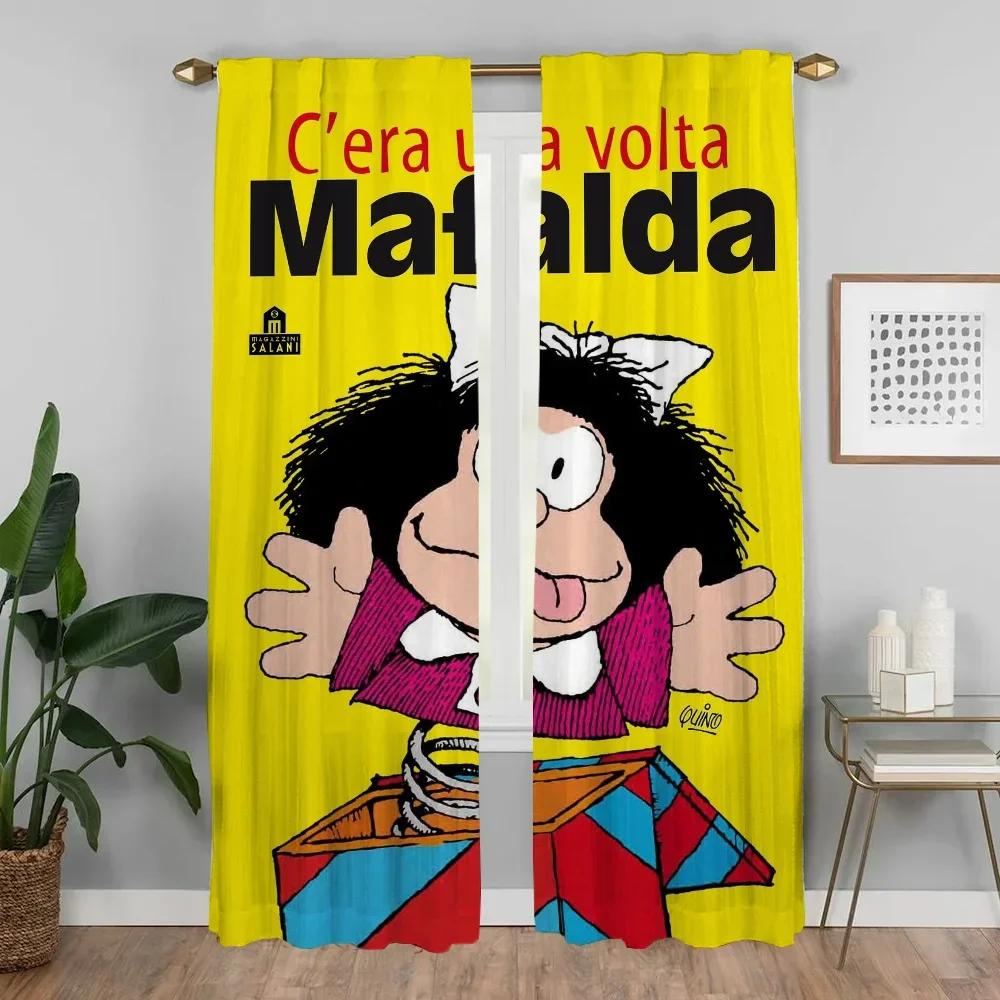Mafaldas Elegant Room Curtains for Living Room Shades Window Curtain Halloween Decoration Tulle for Bedroom Partition Kitchen