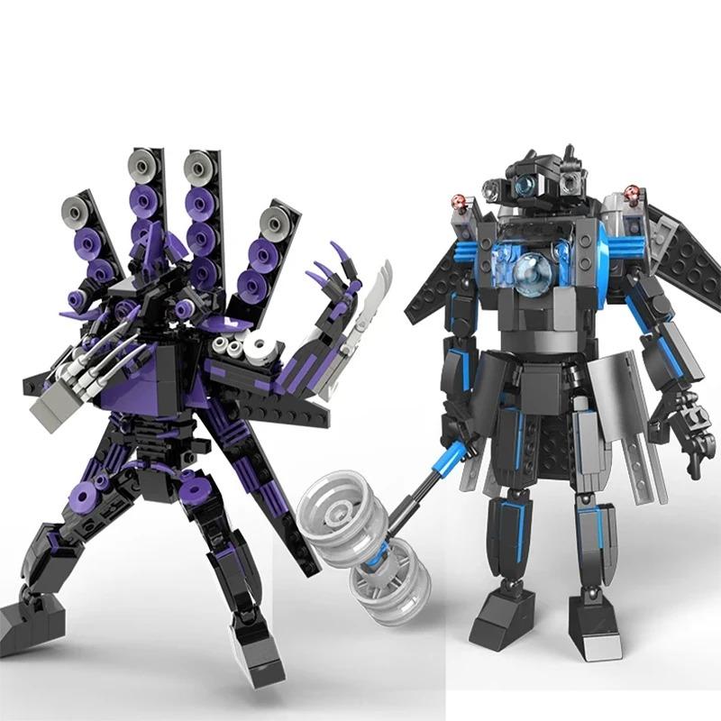 MOC Skibidi Toilet Stavebnice Pro Děti Titan Cameraman Speakerman Model Klasické Hračky Pro Kluky Narozeninové Vánoční Dárky