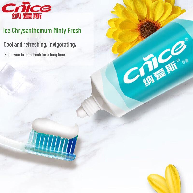

Nai s Cool Chrysanthemum Toothpaste for Fresh Breath & Gum Health, 120g