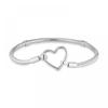 Pandora 599539c00 Moment Heart Closure Snake Chain Silver Bracelet