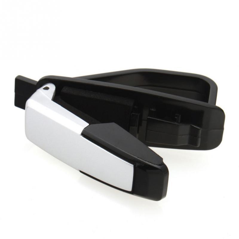 Fit Sun Visor Portable Car Sunglasses Eye Glasses Ticket Card Pen Holder Clip Cases Random Color