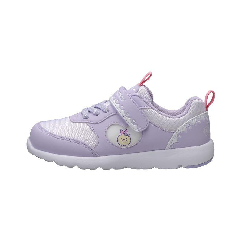 Shunsoku Sumikko SKF Sneakers, Gurashi, Kinderschuhe, Weit, Leichtgewicht, 14-22cm, 3E, 2590, Kinder, Lavendel, 19.5cm