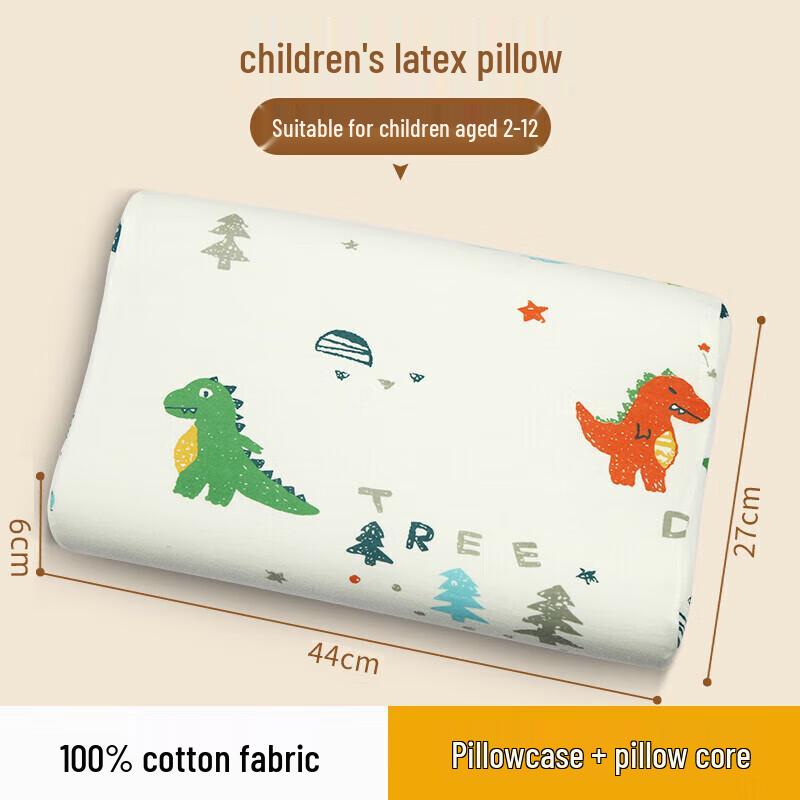 Kids Latex Neck Support Pillow - Little Crocodile