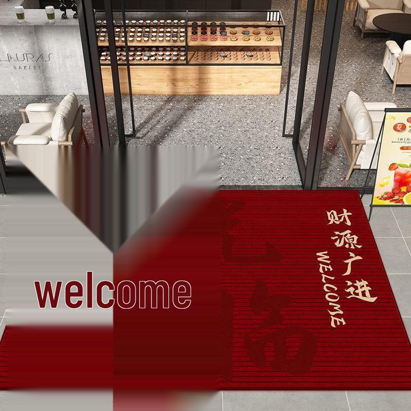 Red Anti-Slip Diatom Mud Floor Mat for Weddings & New Homes