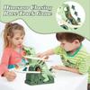 Toddler Dinosaur Climbing Slide Stairs Toy Ra Track Game Set Electric Adventure Slide Roller Coaster with Light Music Kid Gift