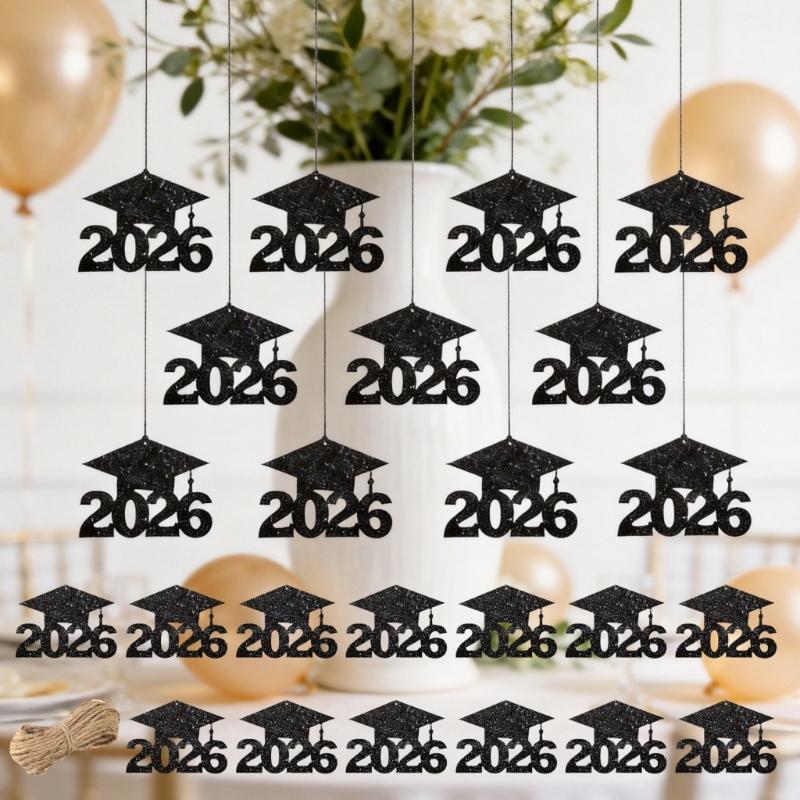 Bulk 24/36Pcs Graduation Theme Decorations Paper Vase Centerpieces For Party Tables Graduation Party Favors