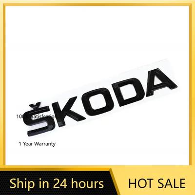 Car Sticker 2025 Hot Letter Stickers for SKODA 4x4 Logo Karoq Kamiq Kodiaq Superb Octavia A7 Tour Rapid Yeti Car Rear Trunk Embl