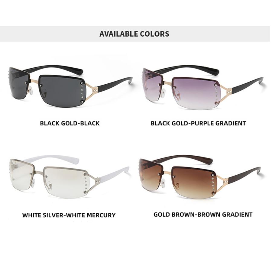 Fashion Sunglasses Y2K Spicy Girl Sunglasses Non-Polarized Fashion Accessory 