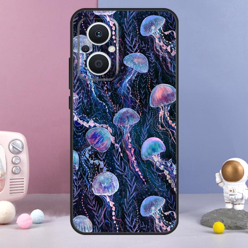 Magic Jellyfish Funda For OPPO Reno 13 F 11F 12F 14F 10 11 12 14 Pro 7 8 Lite OPPO Find X6 X5 X8 X9 Pro Case