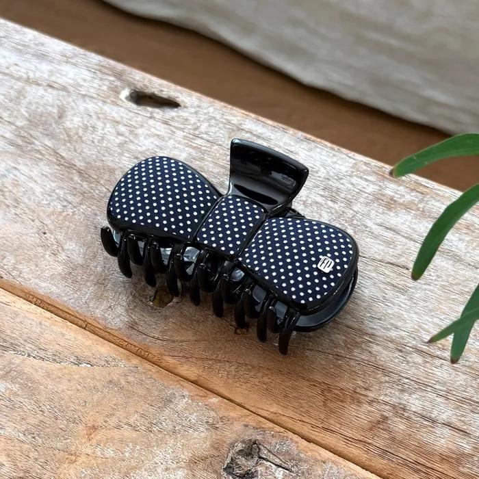 ribbon dot hair clip