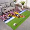 Atletico Madrid Fußballspiel Wettbewerbsszene Druckbereich Teppich rutschfeste Fußmatte Teppich für Wohnzimmer Schlafzimmer Sportfan Heimdekoration