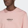Adidas Originals Trefoil Logo Print Loose Fit Long Sleeve Sweatshirt Men Sweatshirt Pink HF4905