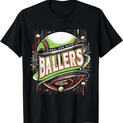 Baseball Vatertag Baseball Papa Sohn Daddy T-Shirt