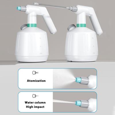 Yousheng Akku-Elektrosprüher 2L Wiederaufladbare Sprühflasche Tragbar Leicht Gartenarbeit Sprinklerflasche zum Reinigen Gießen Desinfizieren