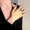 Irregular Pleated Open Adjustable Women's Index Finger Ring – Korean Dark Style, Niche Feel, Temperament, Versatile, Celebrity Style