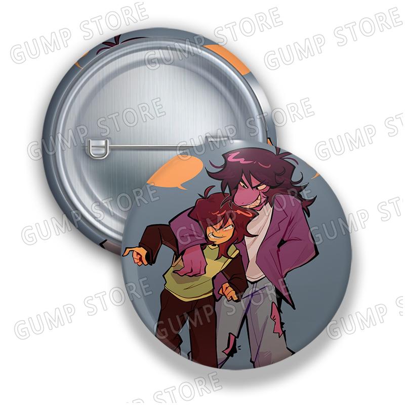 

Deltarune Tenna Badges for Jewelry Accessories Bag Decor Ralsei Kris Susie Spamto Tinplate Lapel Button Brooch Pins Fans Gifts