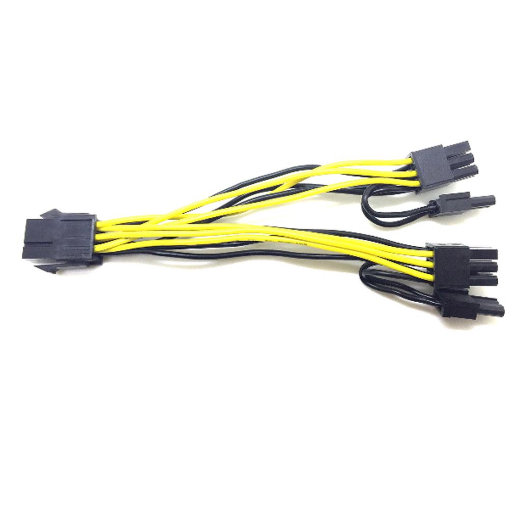 Grafikkarte Stromanschluss 6 Pin 8 Pin 6 Pin PCI auf 2 PCIe 8 Pin Motherboard Grafikkarte Stromkabel günstig