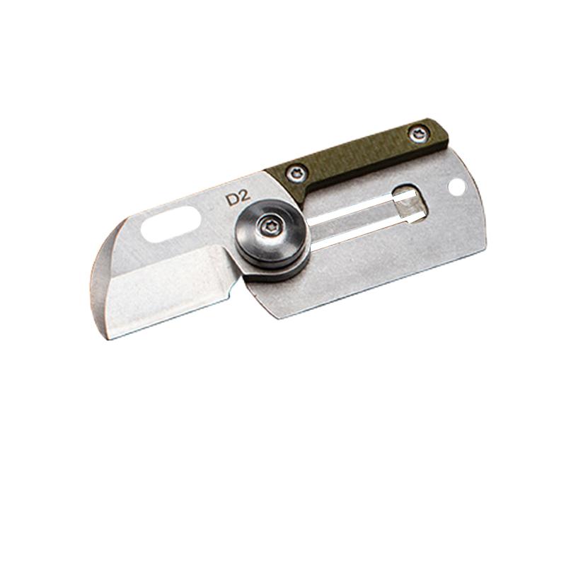 Mini Pocket Knife Stainless Steel Folding Knife Outdoor Survival EDC Tools Gadget Keychain Pendant Box Letter Opener