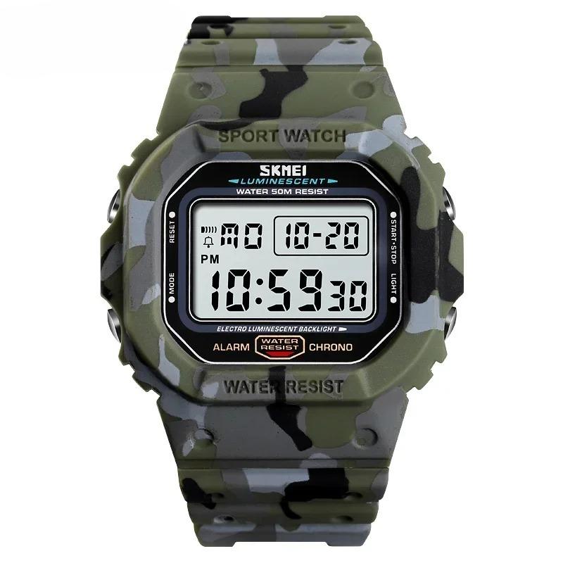 1471 Waterproof Sport Electronic Watch for Men Military LED Display Digital Mens Wristwatches Alarm Clock Reloj Masculino