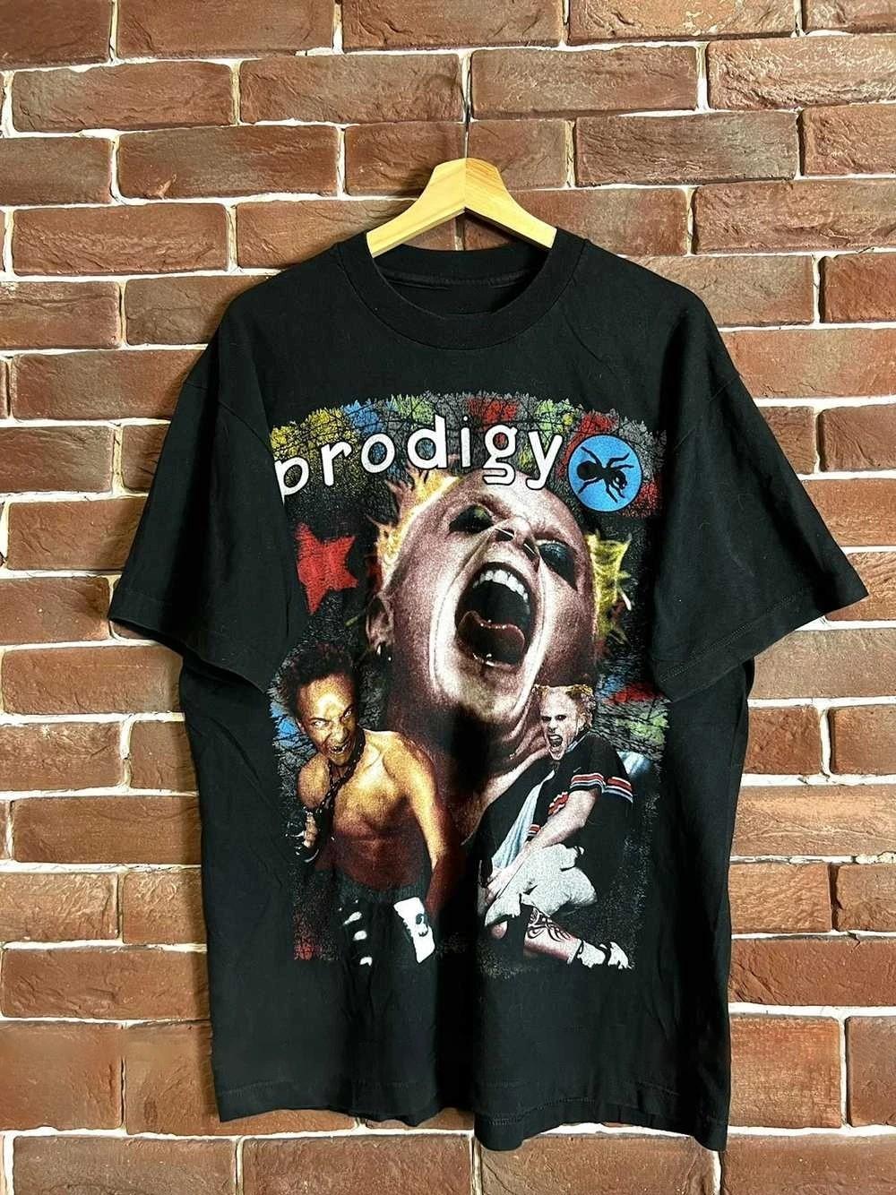 Горячая Футболка The Prodigy Band On Tour Черная S-5XL Концертная Футболка SN492 Унисекс XXXL