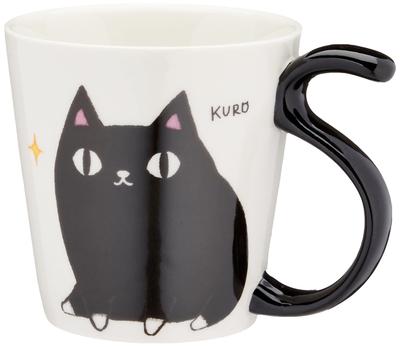 Cat 3 Brothers Tail Mug Kuro 13008