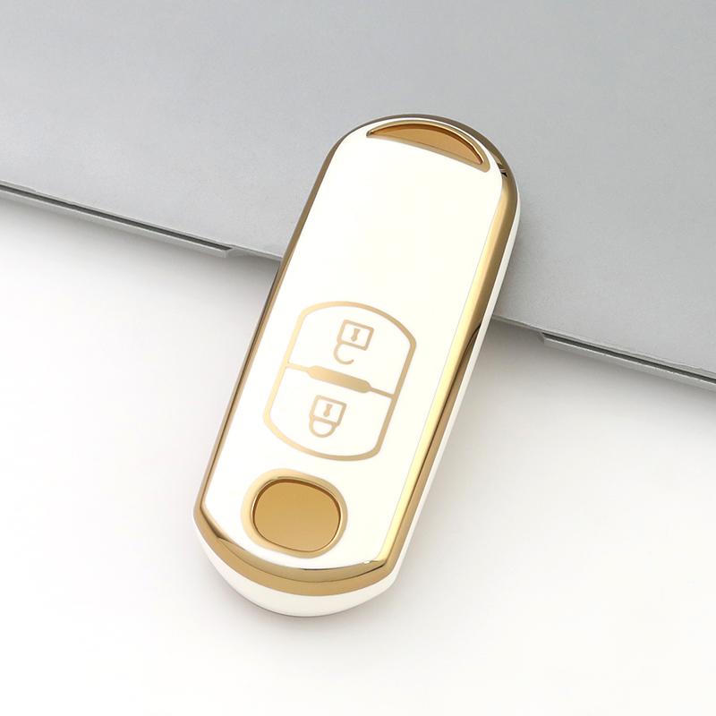 2 Buttons Auto Shell Fob Keyless TPU Car Key Case Cover For Mazda 2 3 6 Demio Atenza Axela CX-5 CX5 CX-3 CX7 CX-9 3 4 CX30