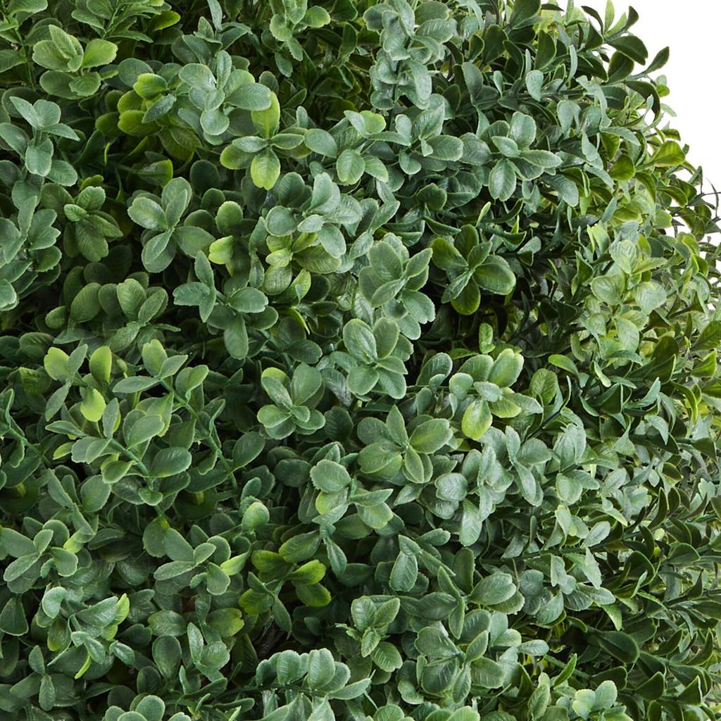 Artificial Topiary Boxwood Trees with Ground Spike, 2 Set 686mm Faux Shrubs & Bushes Potted Plants, Fake Silk Tree Look Real for Decor Front Porch