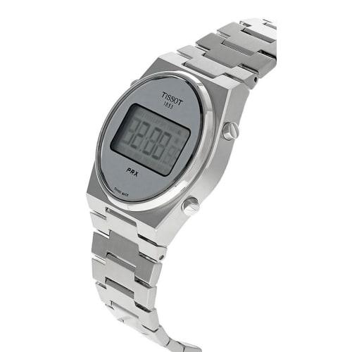 Tissot PRX Digital Watch with Bracelet and Silver Dial, Officially Imported, Model T1374631103000