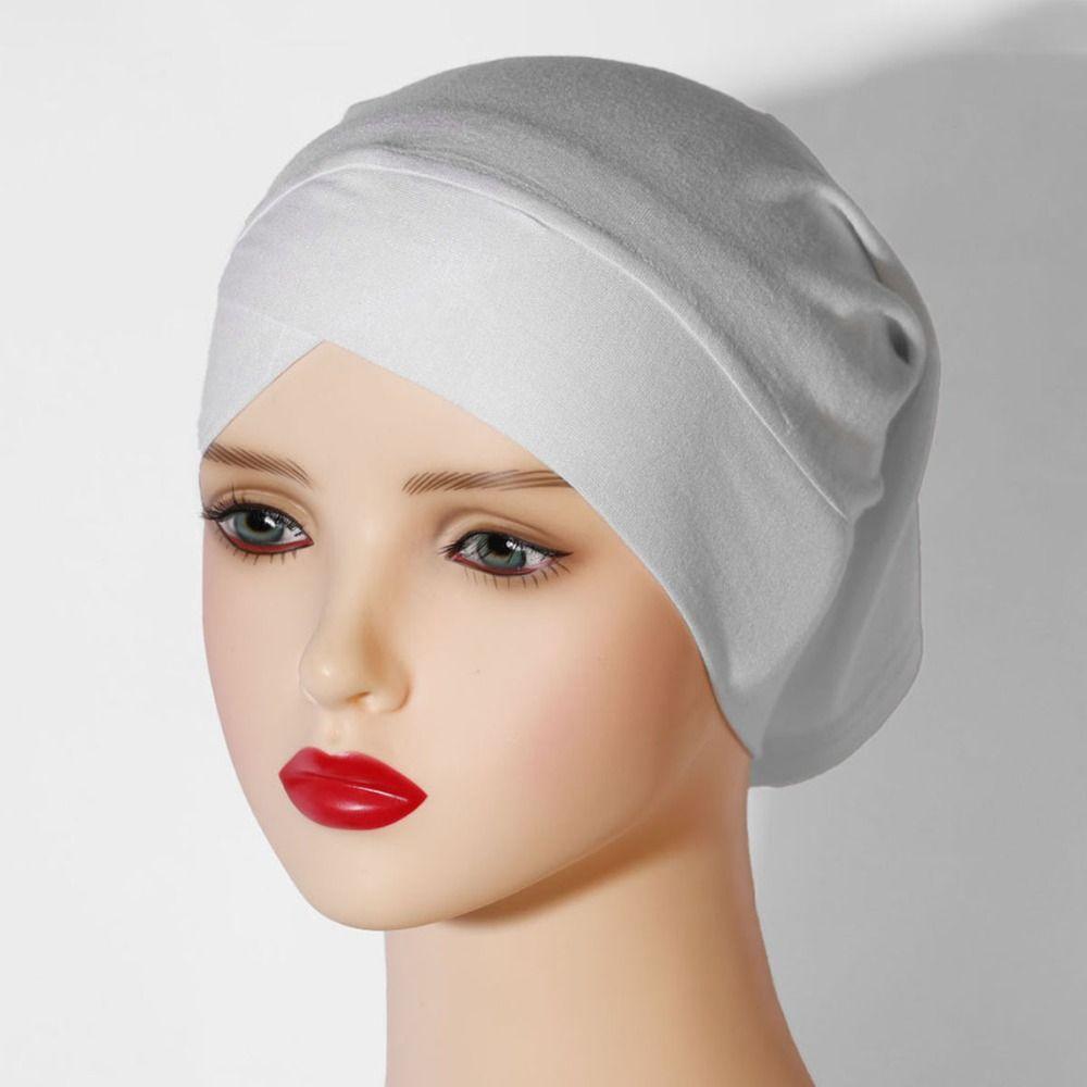 Stretchy Underscarf Soft Texture Inner Hijab Caps Comfortable Headwrap Daily Wear