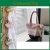 Trendy Woven Bucket Bag For Women Featuring Soft Structure Ideal For Everyday Outfits