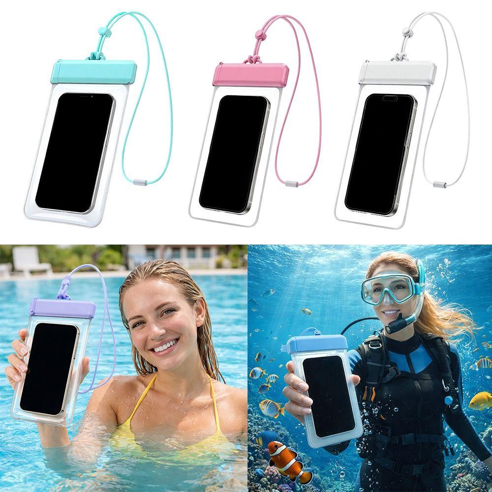 Touch Screen Compatible Waterproof Phone Case Dust Seal Phone Seal Bags  Water Activities