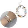 Vintage Crystal Star Beaded Bracelets for Women Sweet Aesthetic Charm Bracelets Bangle Harajuku Fashion Jewelry Gift