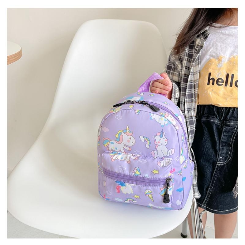 

Backpack for Cute Girl, Children s Schoolbag, Baby Mini Small Child Cartoon Printed Backpack One size фіолетовий
