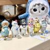 AAGWW 6pcs Capsule Toy Cat Figurine Capsule Toy Full Set Gachapon Toy Character Cat Toy Set Decoration Cute Figurine Gift (D-type 6-piece Set)