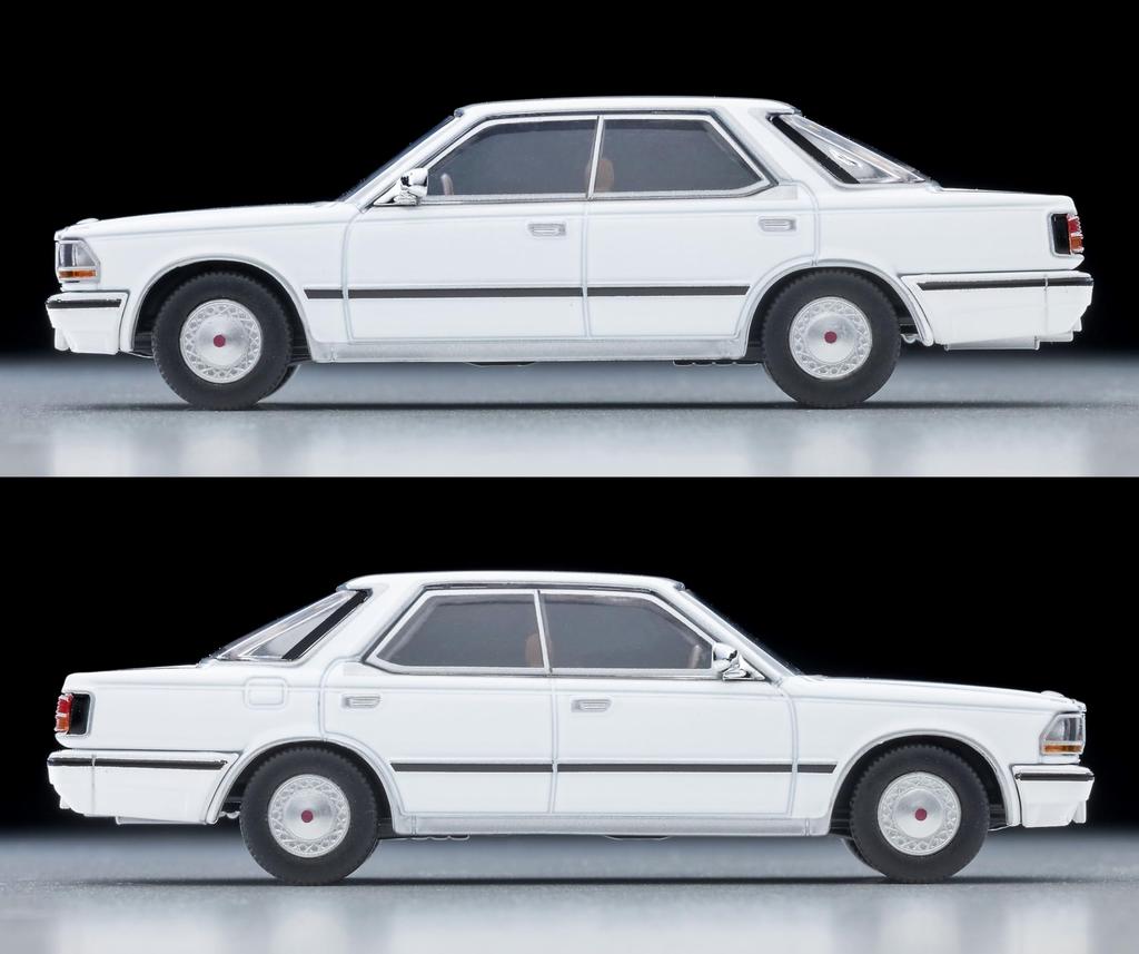 TOMYTEC Tomica Limited Vintage Neo Nissan Cedric HT V20 Turbo Brougham White 1985 Model 337904 1/64 LV-N364a (Finished Product)