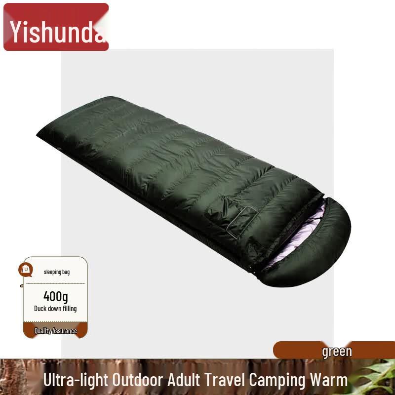 Yishunda Envelope Camping Duck Down Sleeping Bag