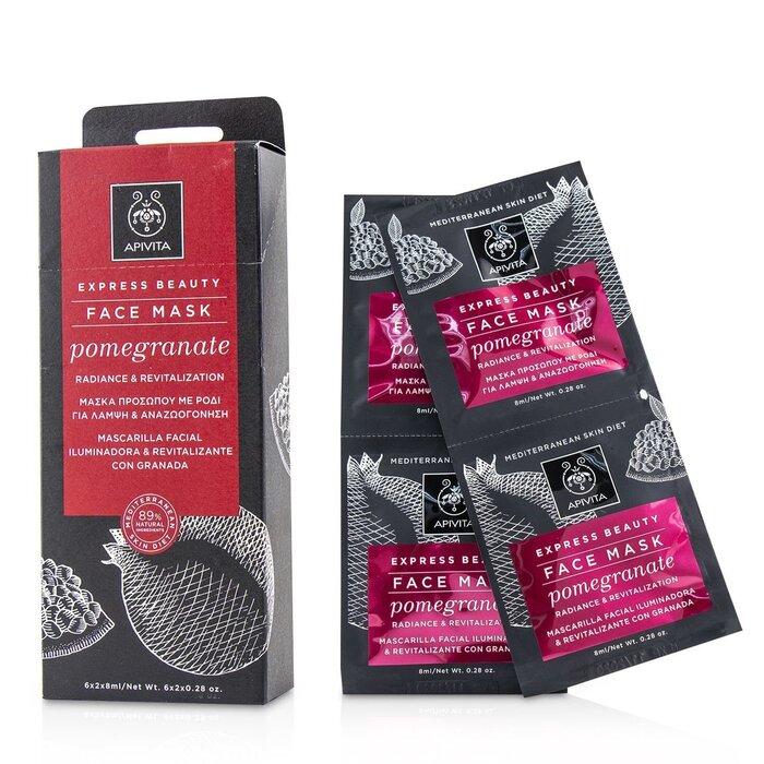 APIVITA Express Beauty Face Mask with Pomigranet (Radiance & Revitalization)