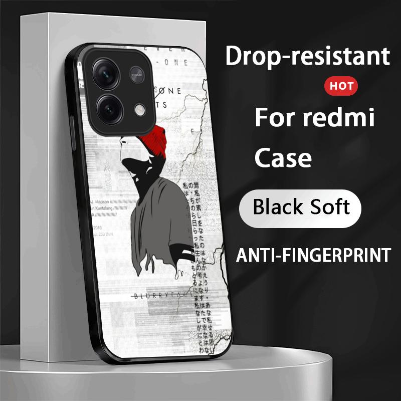 Cool 21-one pilot Phone Case For Xiaomi Redmi Note 13,12,11, 10 Pro Plus S, 5G, 12S, Soft Black Phone Cover