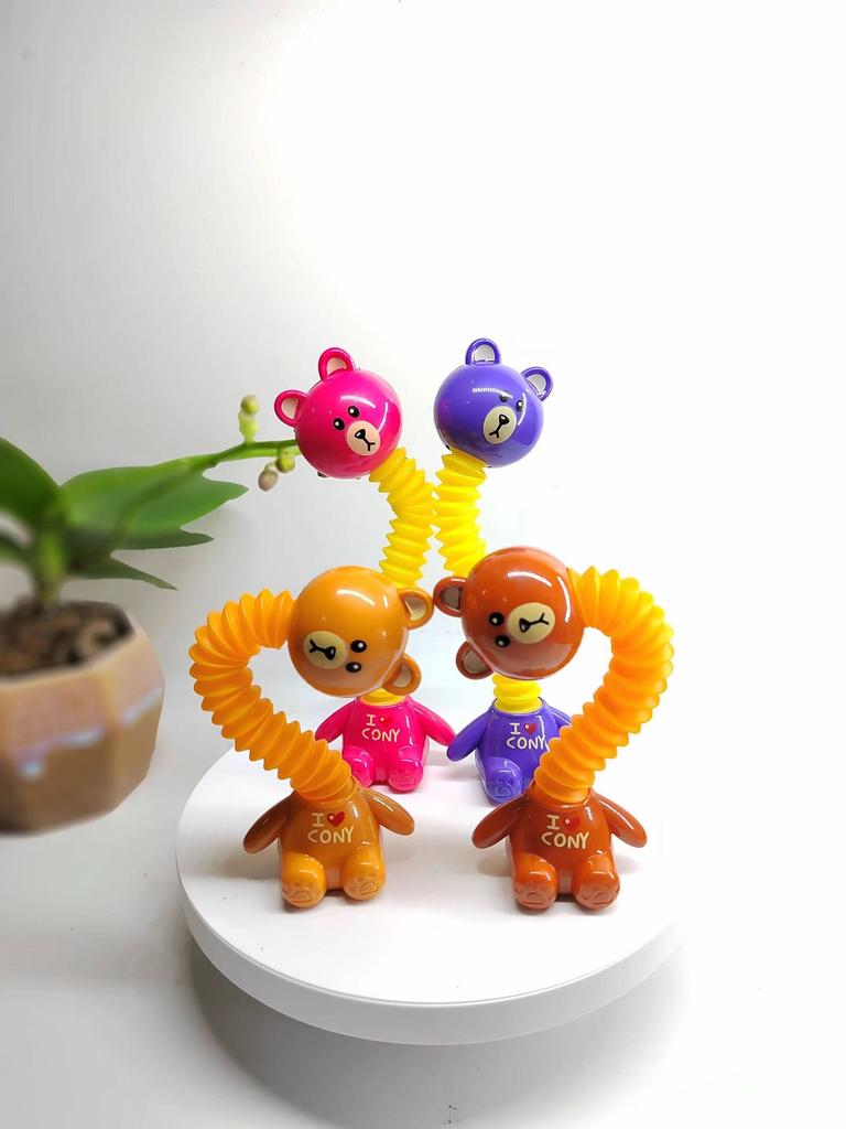 Decompression Variety Telescopic Tube Educational Stupid Rabbit Creative Small Ornament Maternal And Infant Gifts Children'S Toys