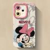 Mickey Minnie Applies Opporeno14 Mobile Phone Case Reno13 Female Reno12pro + Protective Case All-inclusive.