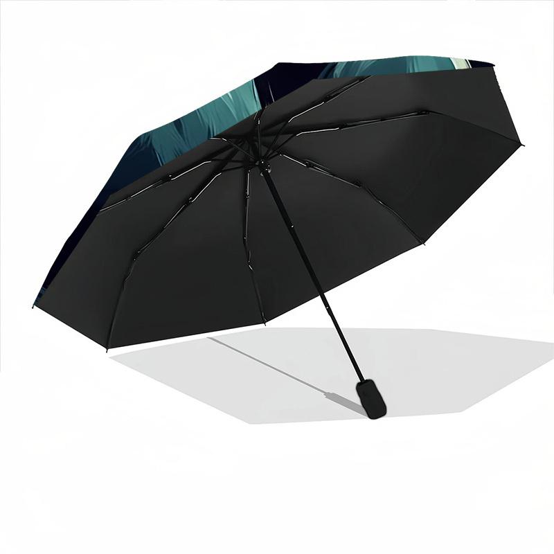 1pc Paw Print Automatic Open/close Umbrella, 8-Rib sturdy structure, Portable Travel Umbrella, Parties, Everyday Use, Outdoor Accessory, Art