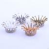 Brush Holder Metal with Crystals Painting Pen Eyebrow Pencil Stand Makeup Organization
