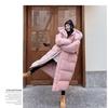 Oversize Cotton Jacket for Women, Long Overknee Length Bread Coat with Thickening