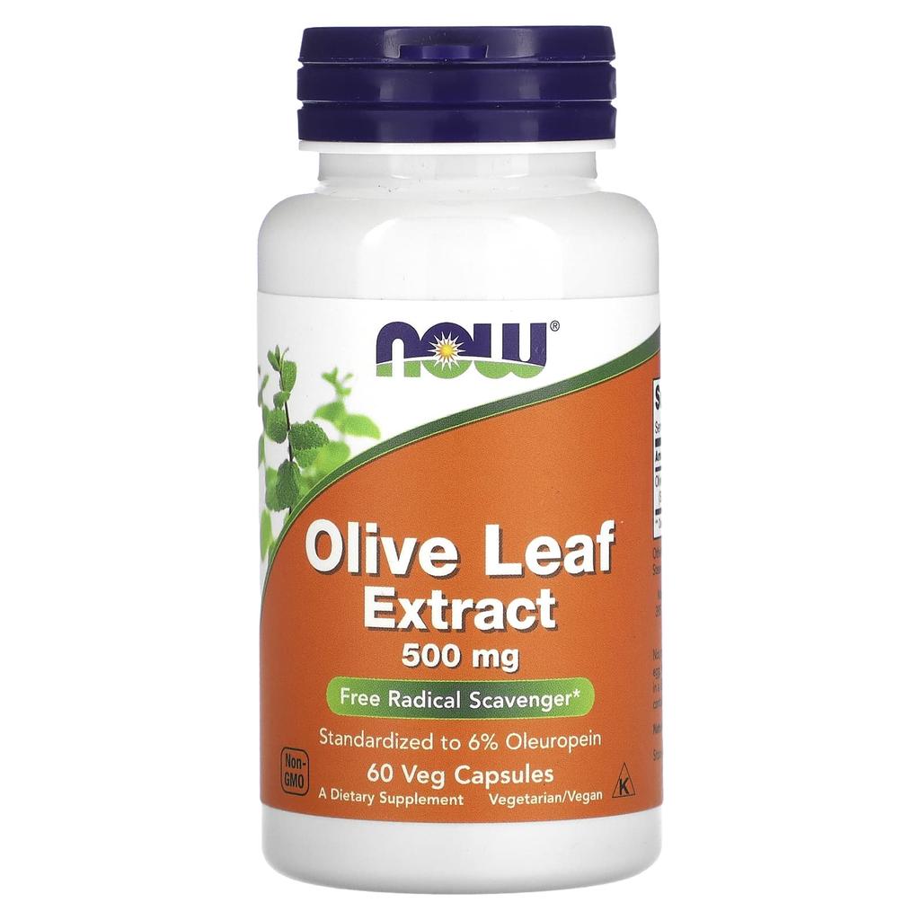 Olive Leaf Extract, 500Mg, 60 Veggie Capsules