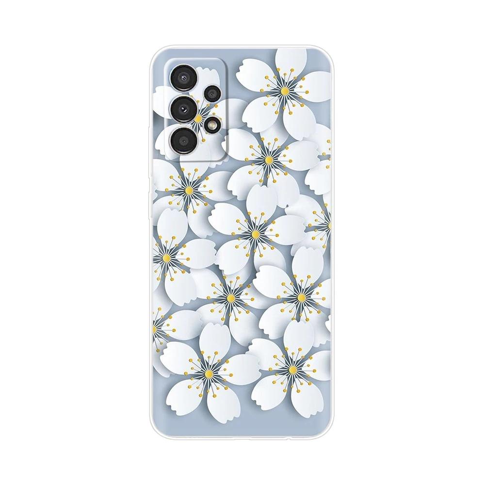Phone Case For Samsung Galaxy A73 Case A23 A33 5G A53 Back Bumper Clear Marbel Soft Silicone Cover for Samsung A53 5G Para Cases
