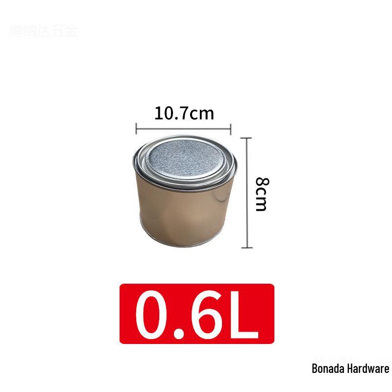 Secchio Vernice Lattice con Coperchio - Piccolo Contenitore Metallico Rotondo per Campionamento Asfalto (0.1-20L)